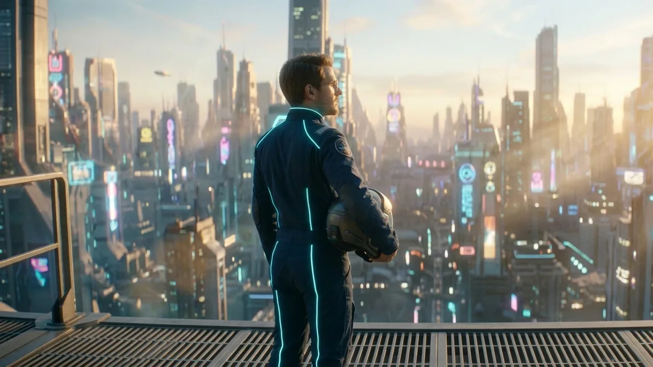 Still from the film “The Frontier” — made in Master Timeline